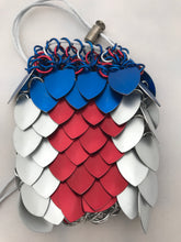 Load image into Gallery viewer, Scalemaille and Chainmaille Pouch / Scalemail and chainmail Dice Bag