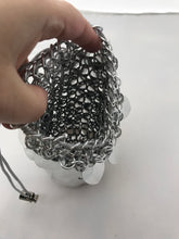 Load image into Gallery viewer, Scalemaille and Chainmaille Pouch / Scalemail and chainmail Dice Bag