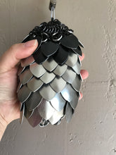 Load image into Gallery viewer, Scalemaille and Chainmaille Pouch / Scalemail and chainmail Dice Bag