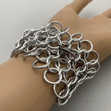 Load image into Gallery viewer, Lancelot Wide Chainmaille Bracelet