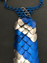 Load image into Gallery viewer, Scalemaille and Chainmaille Tie in your choice of colors. Scalemail necktie.