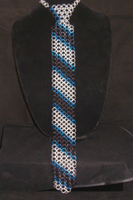 Load image into Gallery viewer, Chainmaille Tie in your choice of colors. Chainmail necktie.