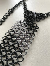 Load image into Gallery viewer, Chainmaille Tie in your choice of colors. Chainmail necktie.