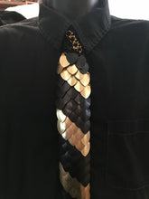Load image into Gallery viewer, Scalemaille and Chainmaille Tie in your choice of colors. Scalemail necktie.