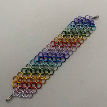 Load image into Gallery viewer, Lancelot Wide Chainmaille Bracelet