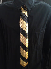 Load image into Gallery viewer, Scalemaille and Chainmaille Tie in your choice of colors. Scalemail necktie.