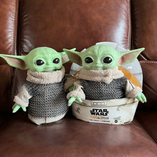 Load image into Gallery viewer, “Beskar” chainmaille armor on Grogu (Baby Yoda)