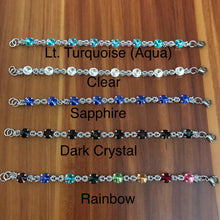 Load image into Gallery viewer, Chainmaille Crystal Bracelet