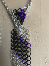 Load image into Gallery viewer, Chainmaille Tie in your choice of colors. Chainmail necktie.