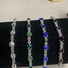 Load image into Gallery viewer, Chainmaille Crystal Bracelet
