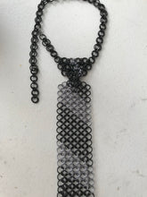 Load image into Gallery viewer, Chainmaille Tie in your choice of colors. Chainmail necktie.