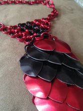 Load image into Gallery viewer, Scalemaille and Chainmaille Tie in your choice of colors. Scalemail necktie.