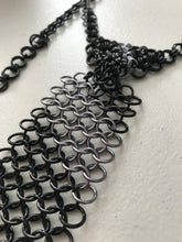 Load image into Gallery viewer, Chainmaille Tie in your choice of colors. Chainmail necktie.
