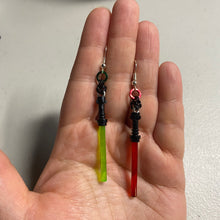 Load image into Gallery viewer, Lightsaber Earrings
