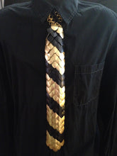 Load image into Gallery viewer, Scalemaille and Chainmaille Tie in your choice of colors. Scalemail necktie.
