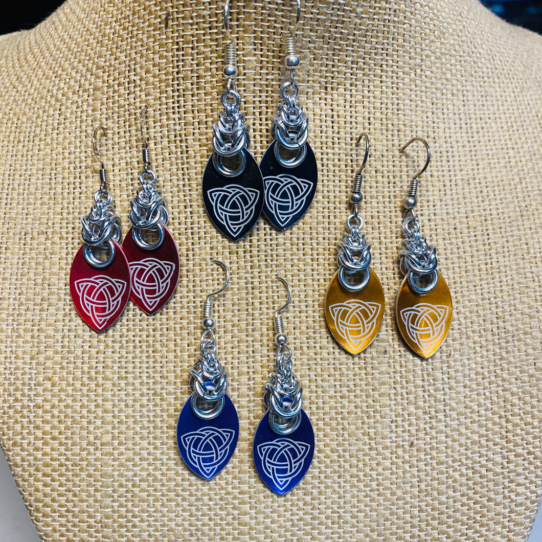 Celtic Scale Earrings