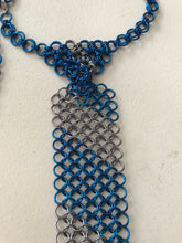 Load image into Gallery viewer, Chainmaille Tie in your choice of colors. Chainmail necktie.
