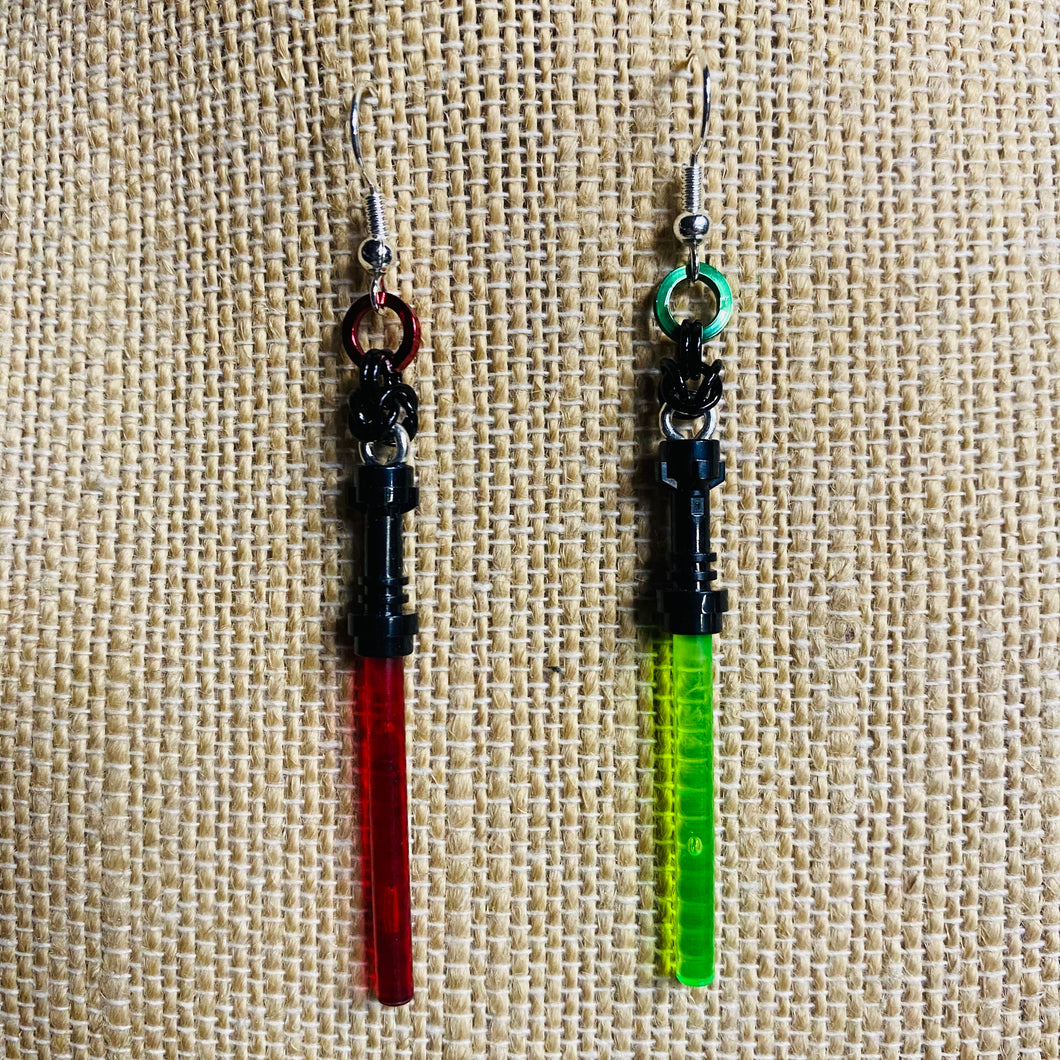 Lightsaber Earrings