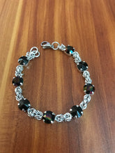 Load image into Gallery viewer, Chainmaille Crystal Bracelet
