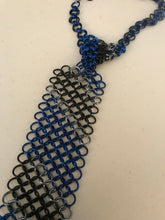 Load image into Gallery viewer, Chainmaille Tie in your choice of colors. Chainmail necktie.
