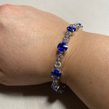 Load image into Gallery viewer, Chainmaille Crystal Bracelet
