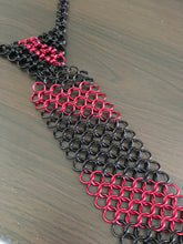 Load image into Gallery viewer, Chainmaille Tie in your choice of colors. Chainmail necktie.
