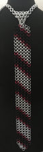 Load image into Gallery viewer, Chainmaille Tie in your choice of colors. Chainmail necktie.
